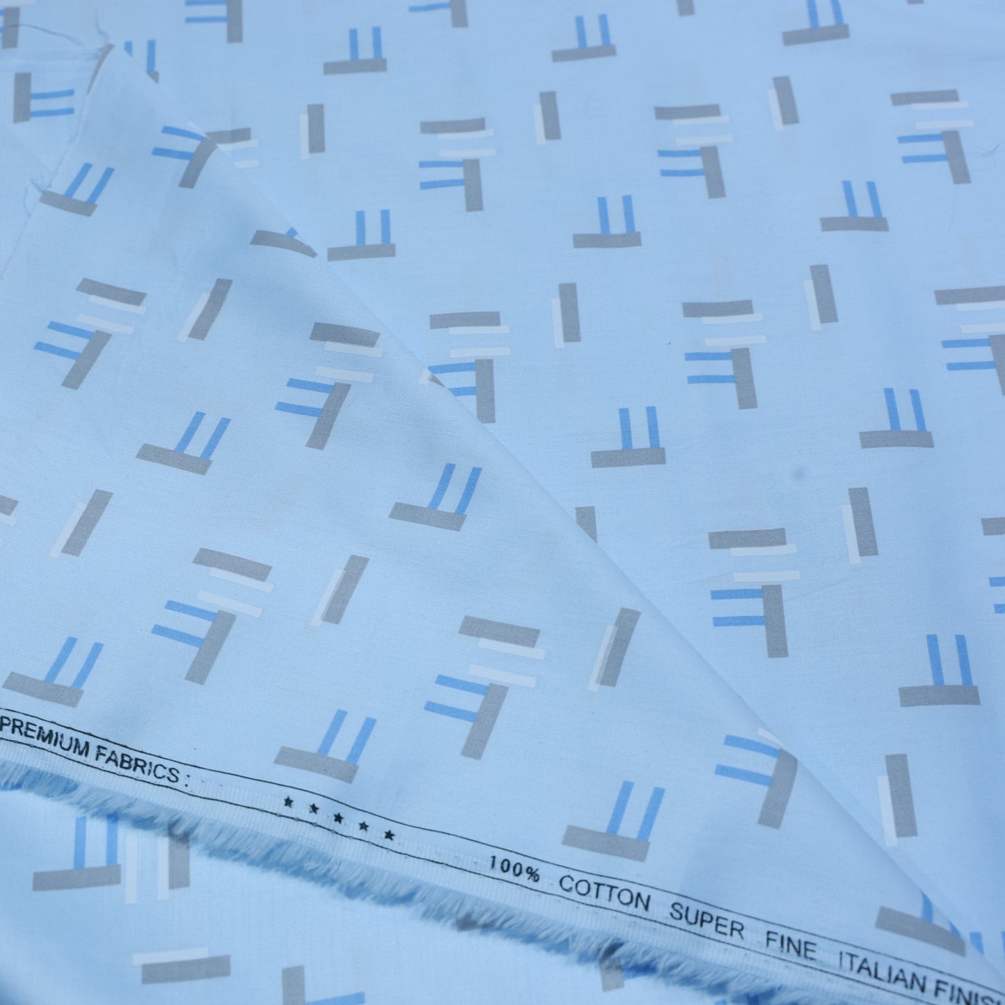 ABSOLUTO PURE COTTON SKY PRINTED SHIRTING