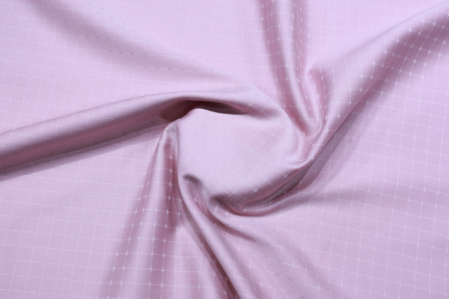 LUTHAI SUPIMA COTTON PINK CHECK SHIRTING