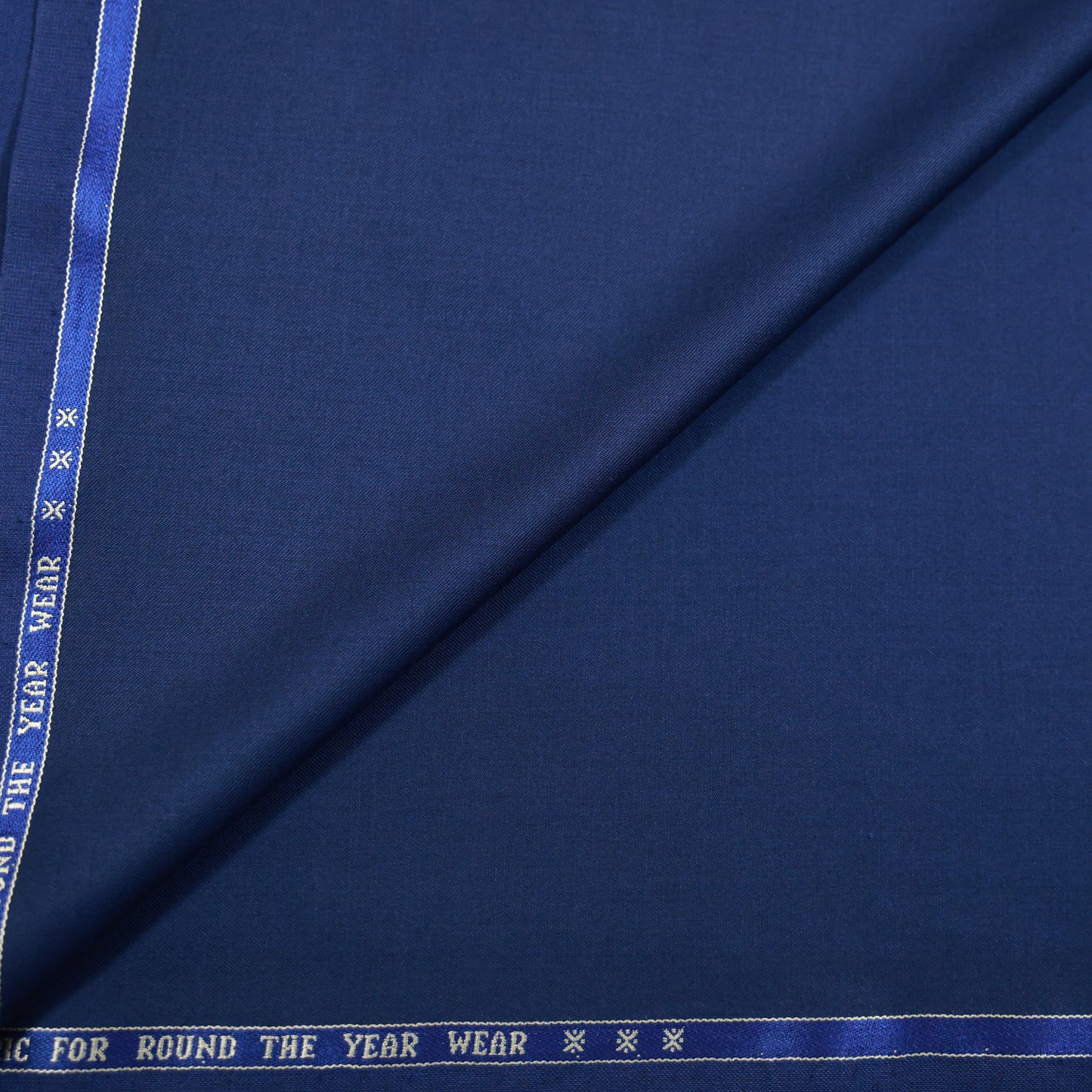 RAYMOND ESPRENZA BLUE WOOL BLEND SUITING