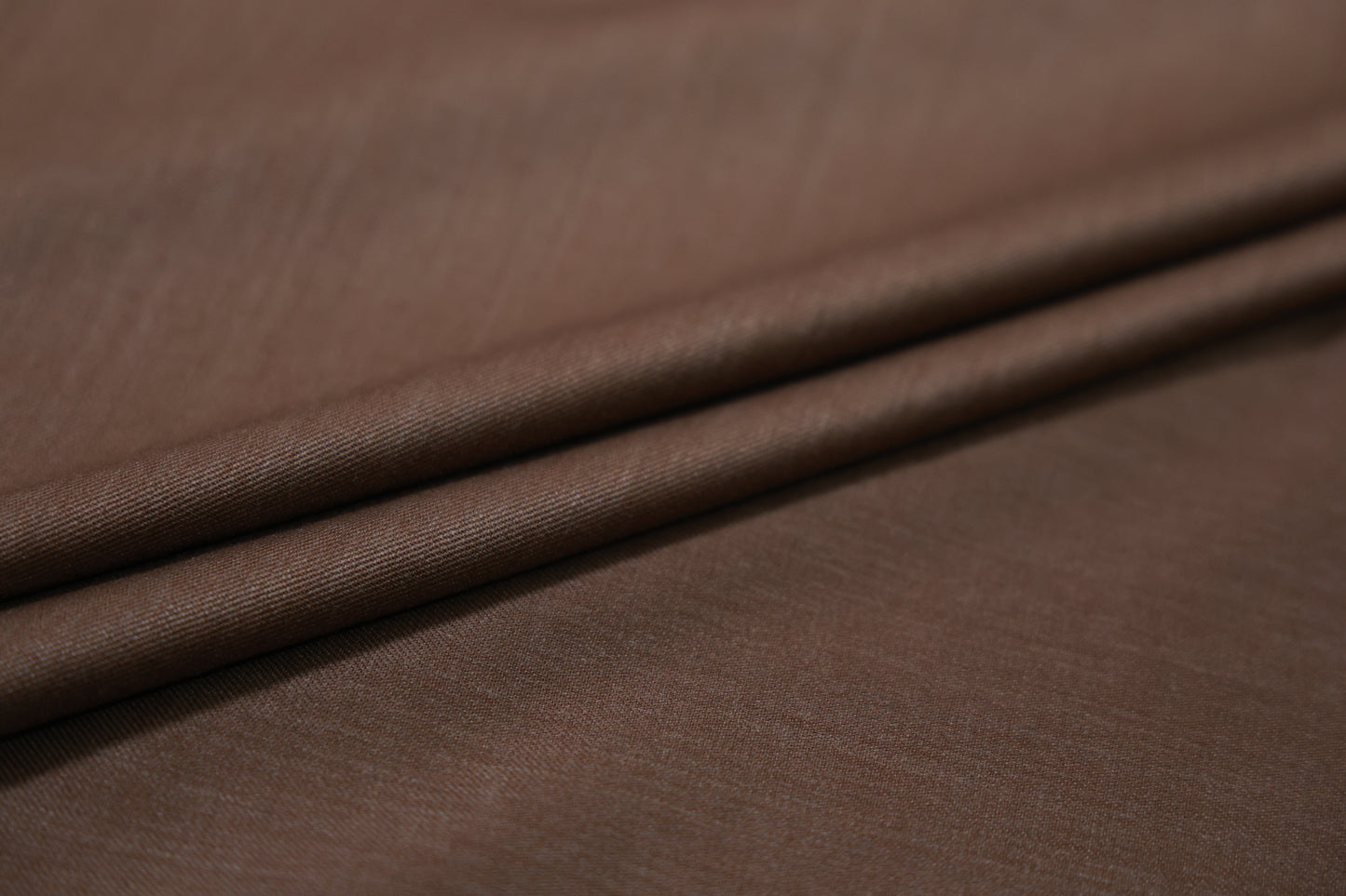 RAYMOND ECONYL WOOL BLENDED BROWN SELF  SUITING