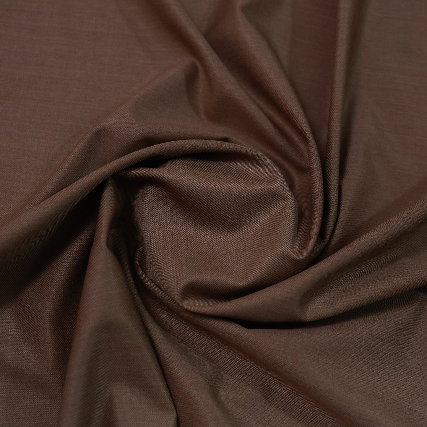 RAYMOND ECONYL WOOL BLENDED BROWN SELF  SUITING