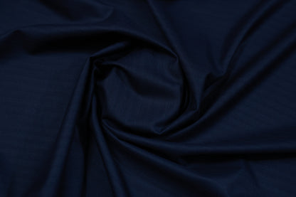 RAYMOND ECONYL WOOL BLENDED BLUE SELF STRIPE SUITING