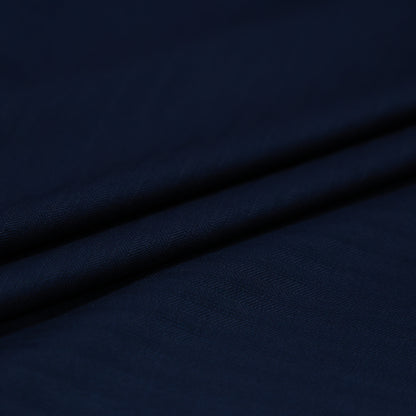 RAYMOND ECONYL WOOL BLENDED BLUE SELF STRIPE SUITING