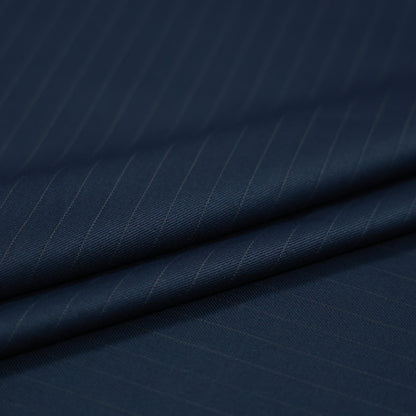 RAYMOND STERLING BLUE STRIPS SUITING