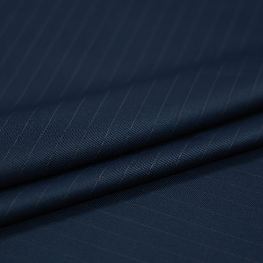 RAYMOND STERLING BLUE STRIPS SUITING