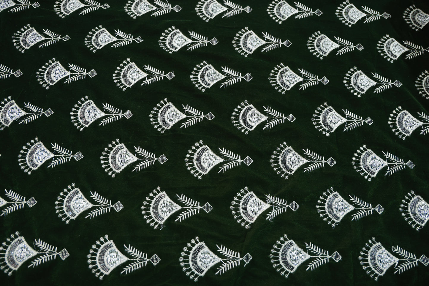 GREEN EMROIDERY VELVET TUXEDO PARTY WEAR