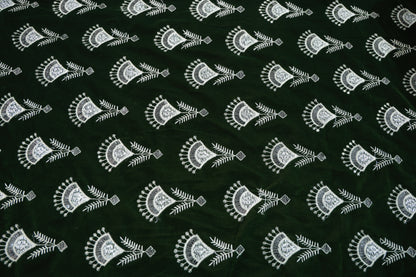 GREEN EMROIDERY VELVET TUXEDO PARTY WEAR