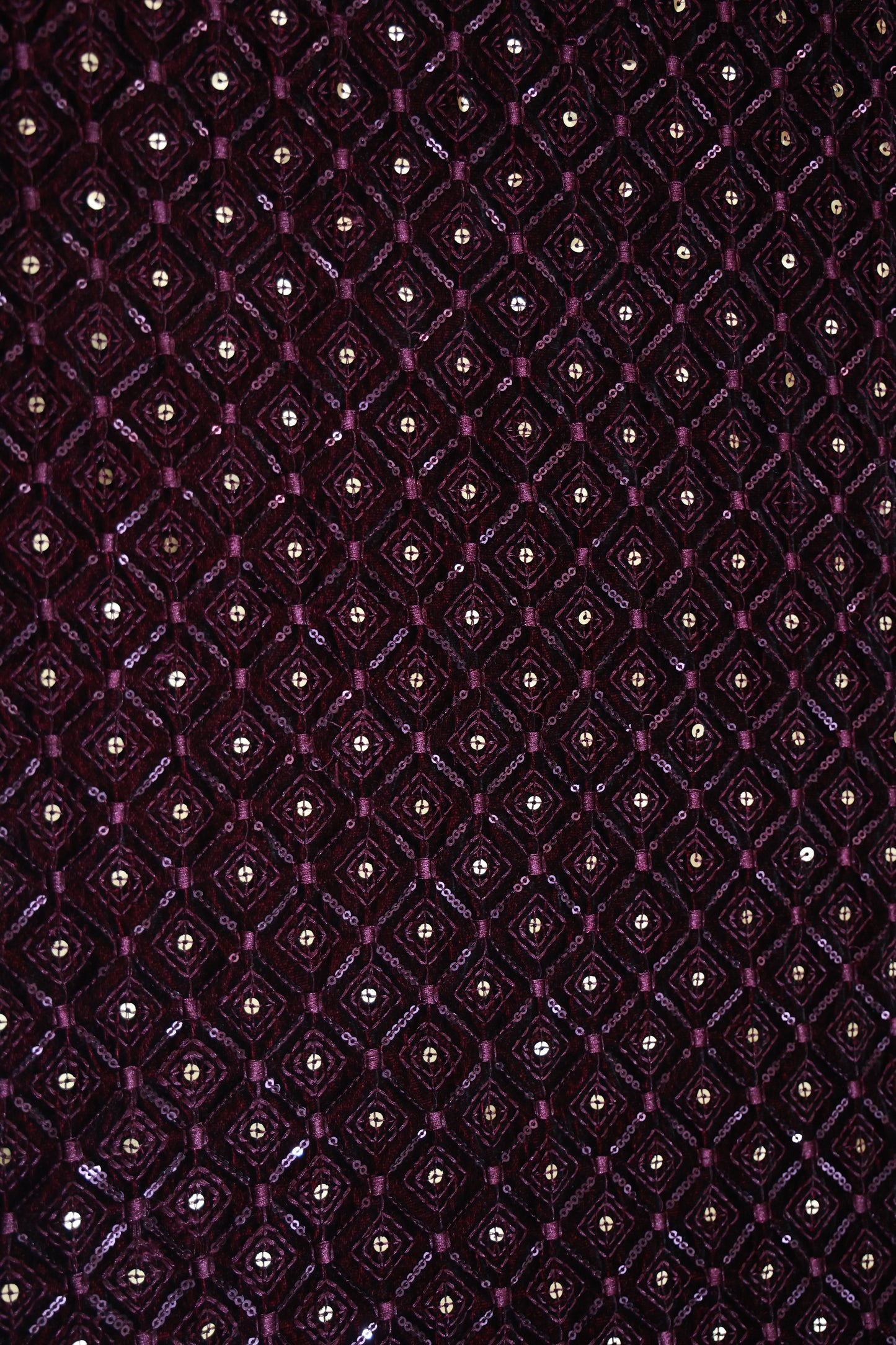 BALCK EMBROIDERY EHTNIC FABRIC