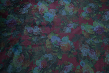 D&J VELVET MULTI COLOUR PRINT