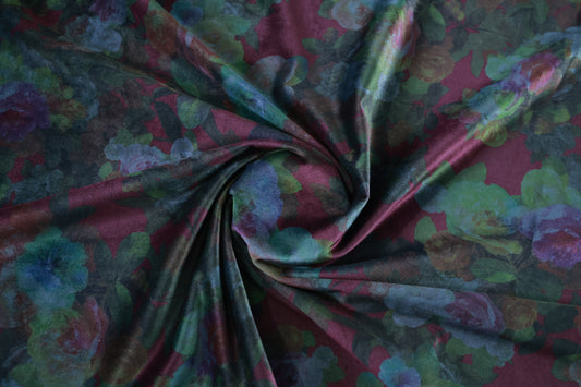 D&J VELVET MULTI COLOUR PRINT