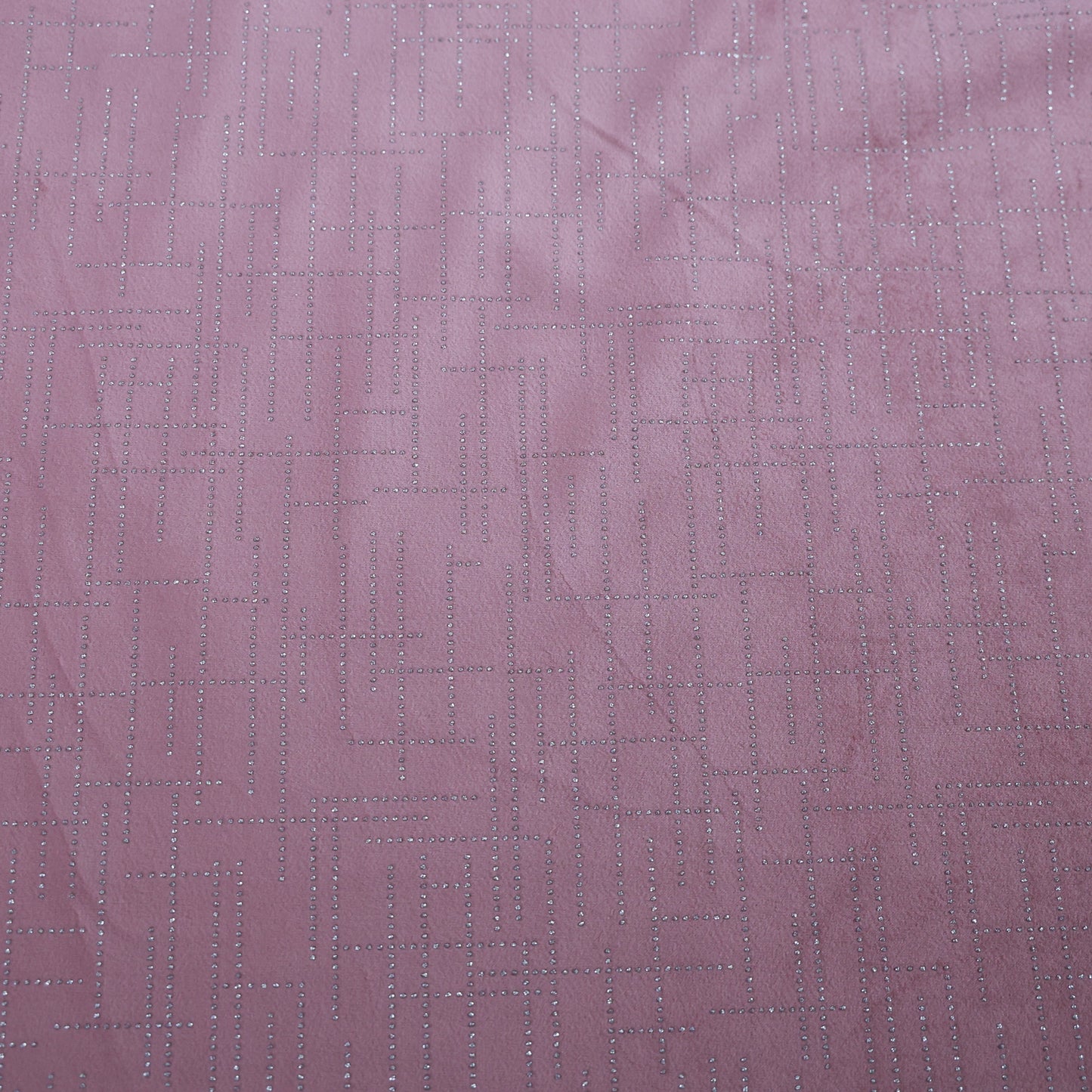 D&J PINK EMBROIDERY VELVET FABRIC
