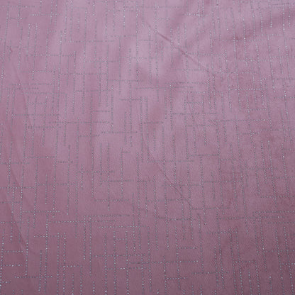 D&J PINK EMBROIDERY VELVET FABRIC