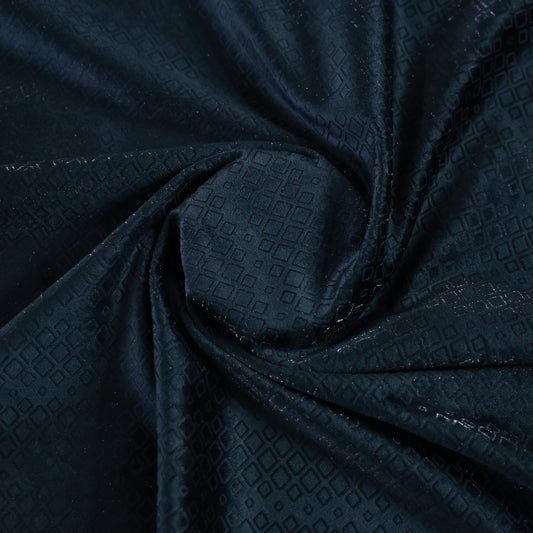 ABSOLUTO BLACK PRINTED VELVET FABRIC