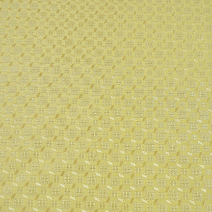 MITVA YELLOW VELVET EMBROIDERED FABRIC
