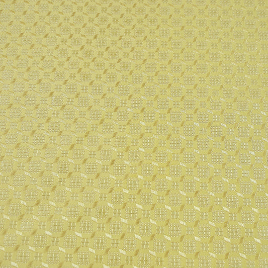 MITVA YELLOW VELVET EMBROIDERED FABRIC