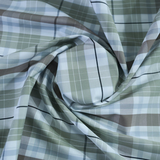 PURE COTTON BURRBERY CHECKS SHIRTING