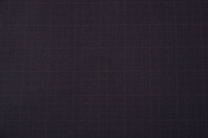ABSOLUTO WINE (DARK PURPLE) CHECKS SUITING