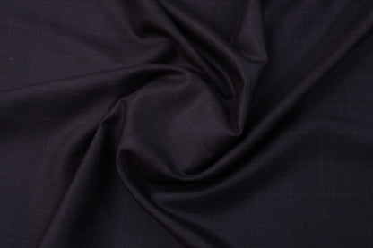 ABSOLUTO WINE (DARK PURPLE) CHECKS SUITING