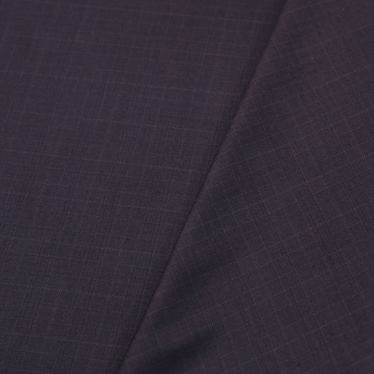 ABSOLUTO WINE (DARK PURPLE) CHECKS SUITING
