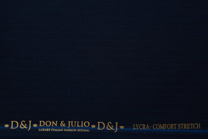 D&J 6432 BLUE STRIPS SUITING