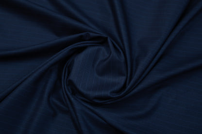 D&J 6432 BLUE STRIPS SUITING