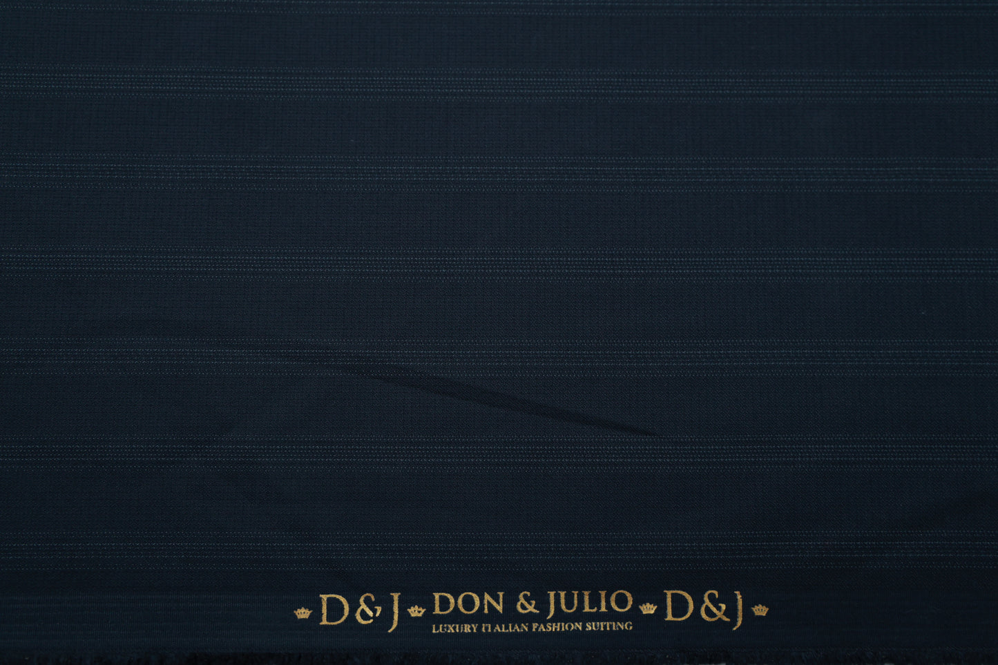 D&J 6501 TEXTURE STRIPS NAVY BLUE SUITING