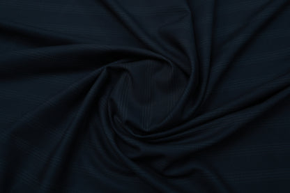 D&J 6501 TEXTURE STRIPS NAVY BLUE SUITING
