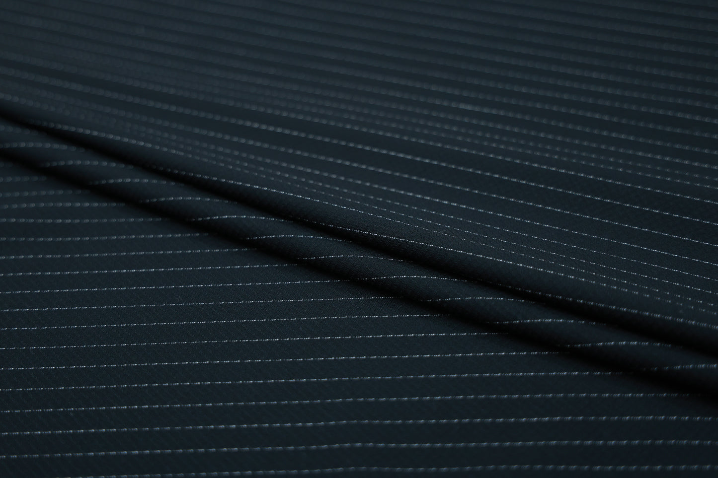 D&J 6542 TEXTURE LYCRA BLACK STRIPS SUITING
