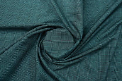 FERRICIO DEITLO GREEN CHECKS SUITING