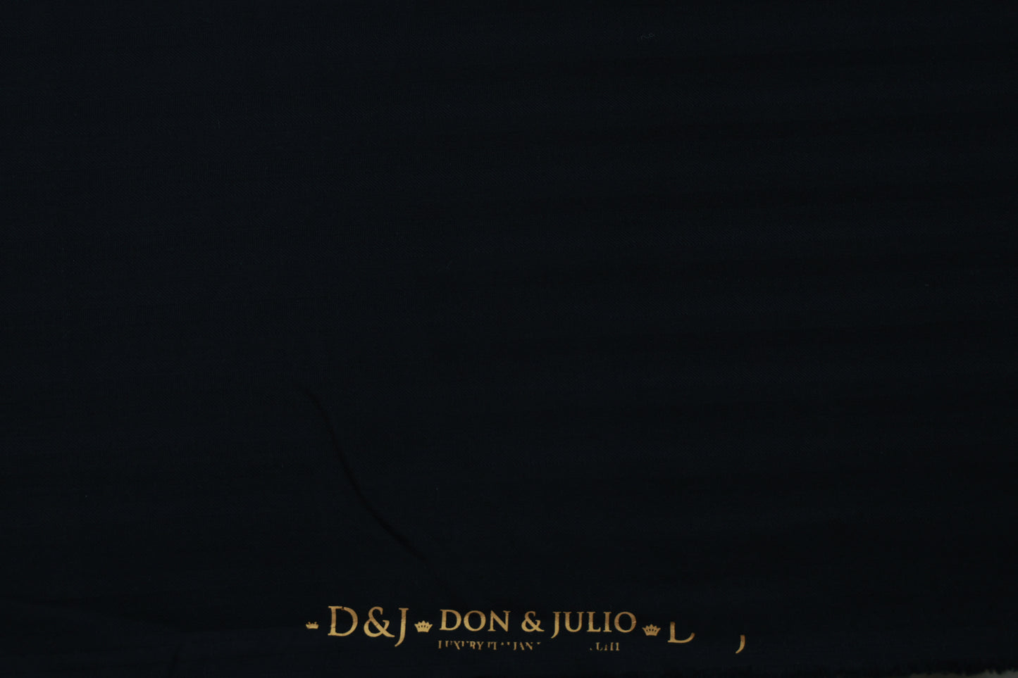 D&J BLACK SELF STRIPE SUITING