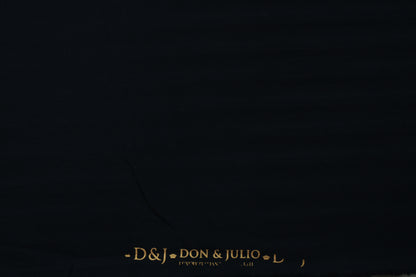 D&J BLACK SELF STRIPE SUITING