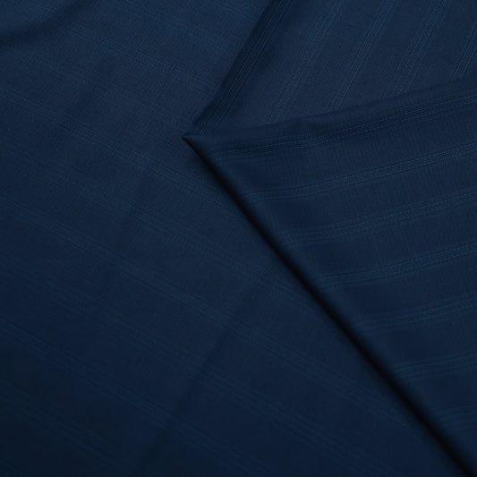 D&J TEXTURE STRIPS BLUE SUITING