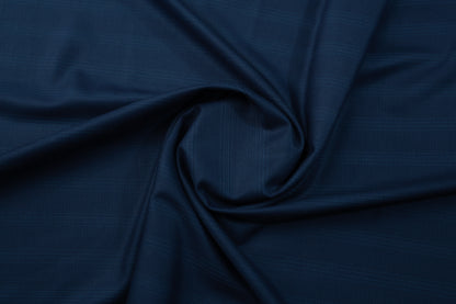 D&J TEXTURE STRIPS BLUE SUITING