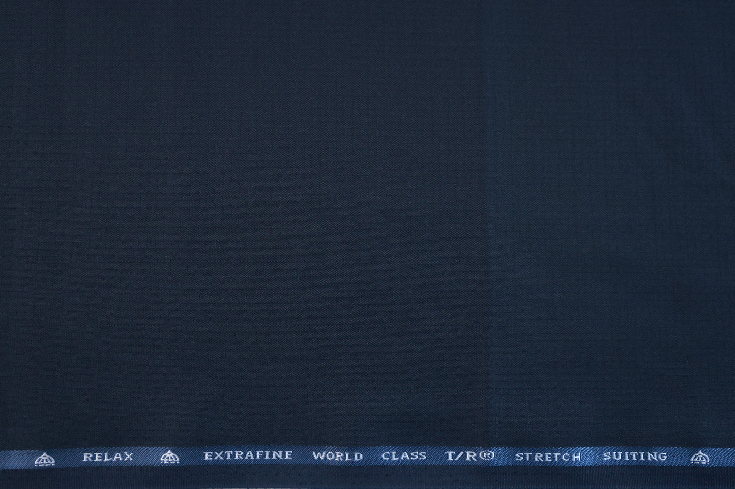 ABSOLUTO RELAX TEXTURE NAVY BLUE STRETCHABLE SUITING
