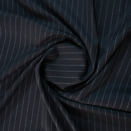 ITALIAN CHANNEL BLACK STRIPES SUITING