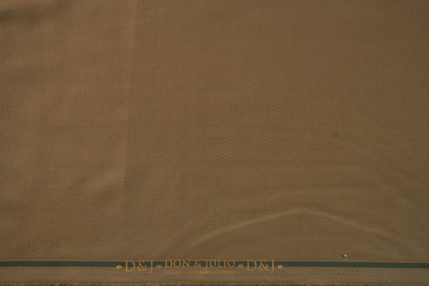 D&J 6405 TEXTURE DARK BEIGE SUITING