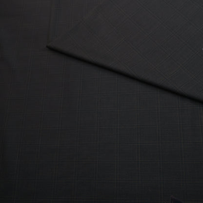 FERRICIO DEITLO TEXTURE CHECKS BROWN SUITING