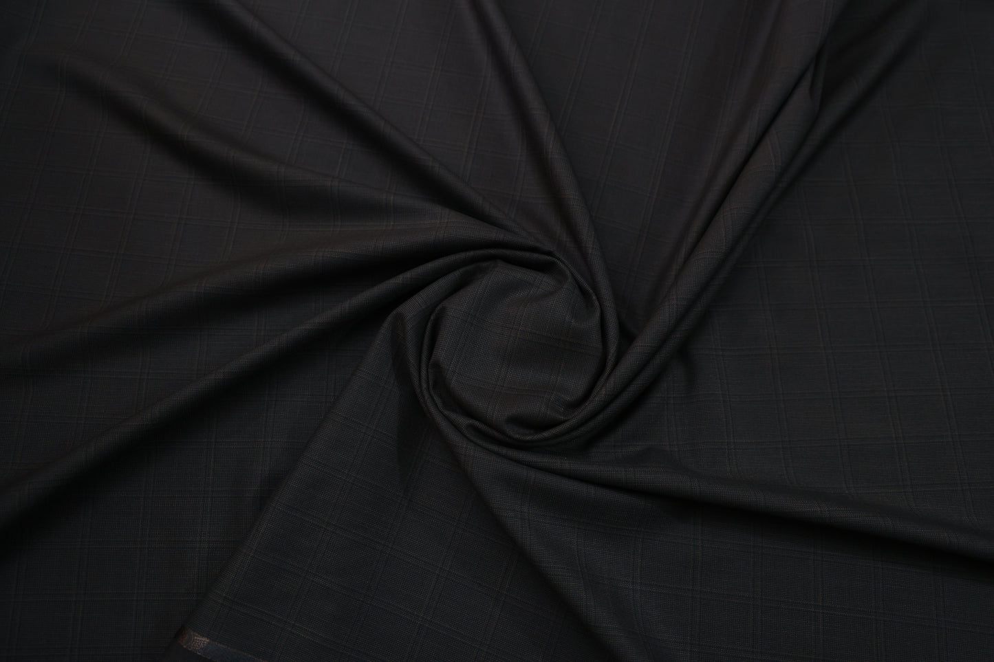 FERRICIO DEITLO TEXTURE CHECKS BROWN SUITING