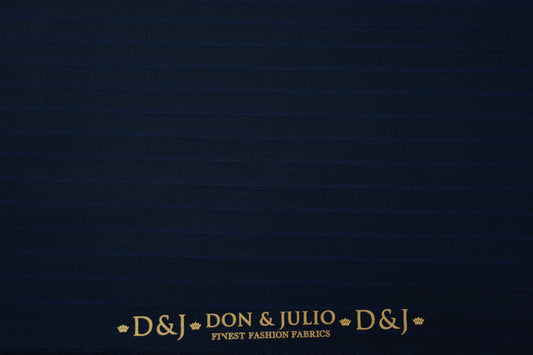 D&J 6607 BLUE STRIPS STRETCHABLE SUITING