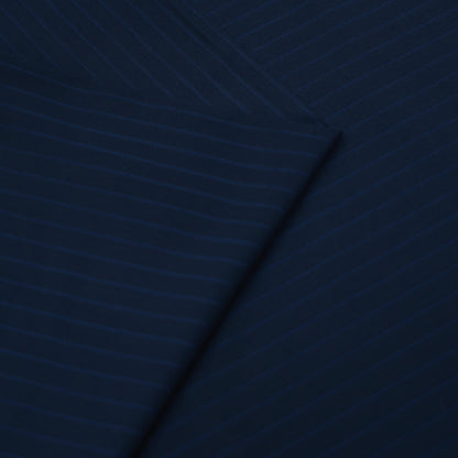 D&J 6607 BLUE STRIPS STRETCHABLE SUITING