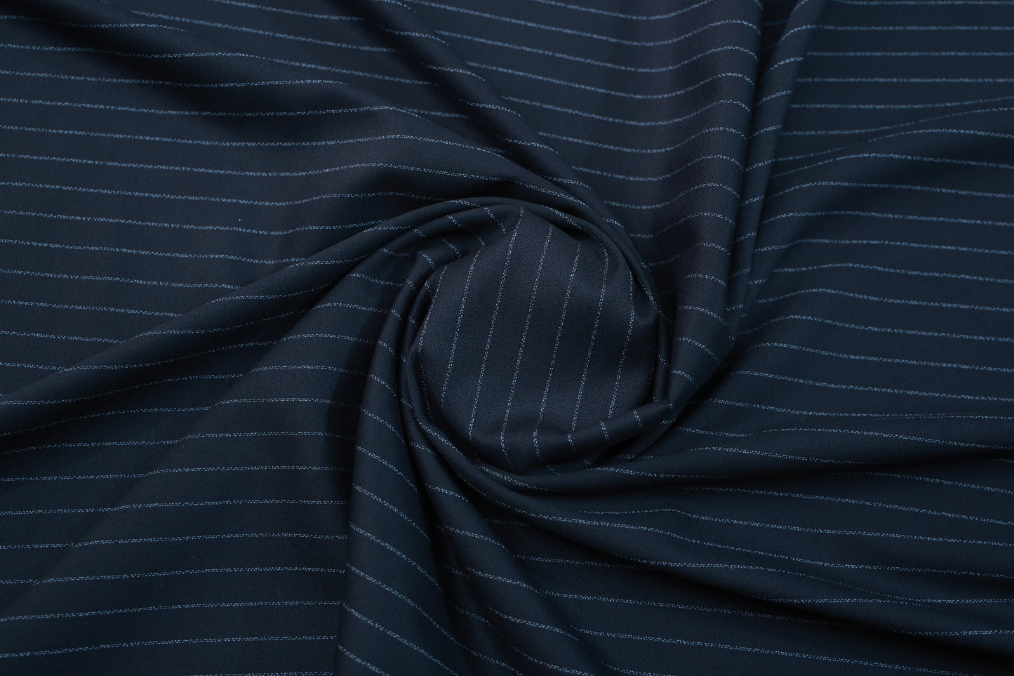 ITALIAN CHANNEL TEXTURE BLACK STRIPS SUITING