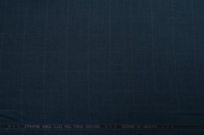 ABSOLUTO GREY SELF CHECKS SUITING