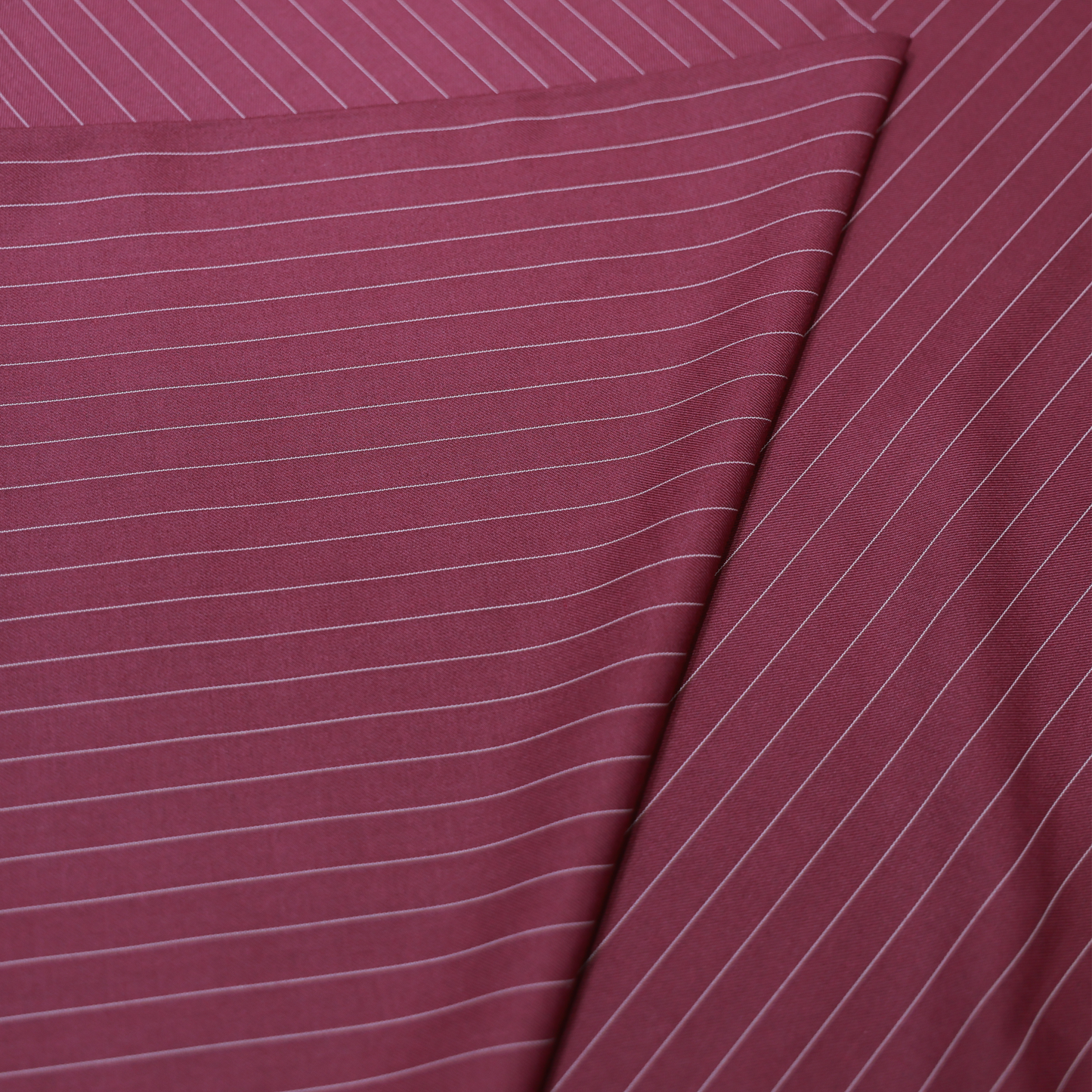 D&J MEHROON STRIPED SUITING