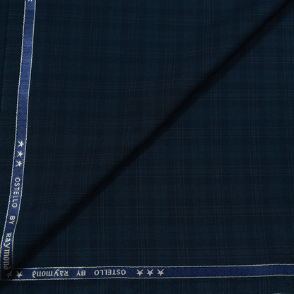 RAYMOND OSTELO BLUE CHECKS SUITING
