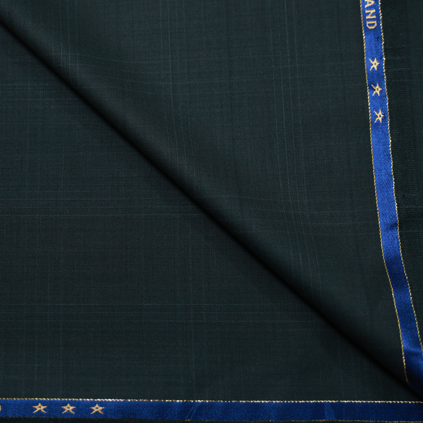 J HAMPSTEAD WOOL BLENDED GREEN CHECKS SUITING
