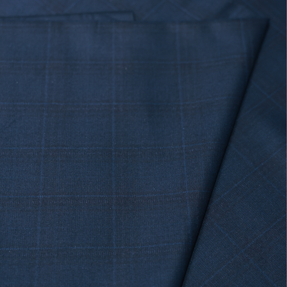 ABSOLUTO BLUE CHECKS SUITING