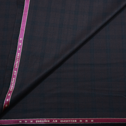 RAYMOND BELLISSMO WINE CHECKS SUITING