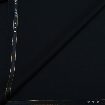 J HAMPSTEAD WOOL BLENDED BLACK SUITING