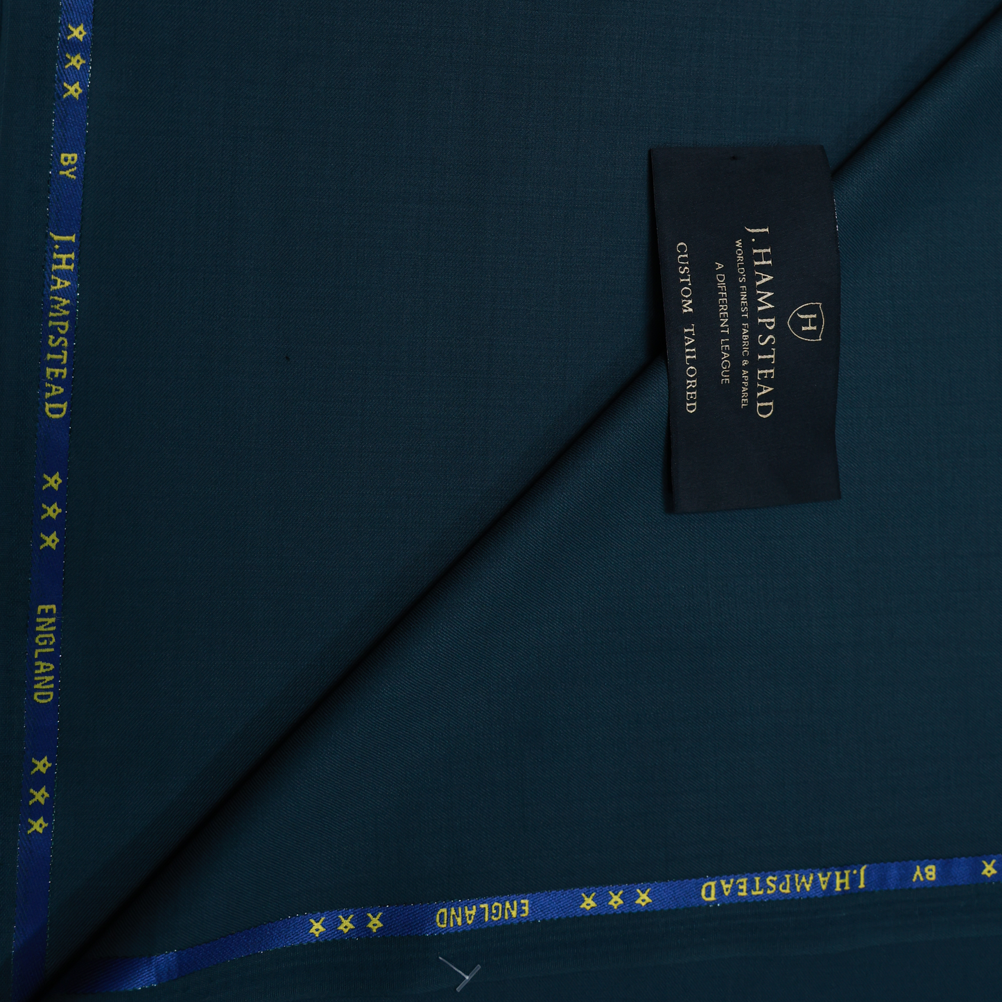 J HAMPSTEAD WOOL BLENDED GREEN SUITING