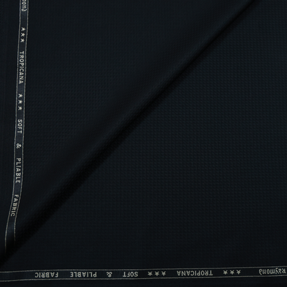 RAYMOND TROPICANA TEXTURED BLACK SUITING